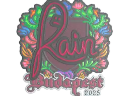 Sticker | rain (Embroidered) | Budapest 2025