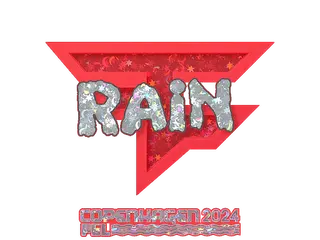Sticker | rain (Glitter) | Copenhagen 2024