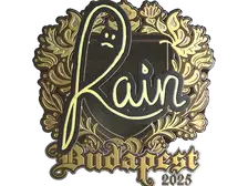 Sticker | rain (Gold) | Budapest 2025