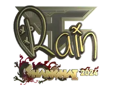 Sticker | rain (Gold) | Shanghai 2024