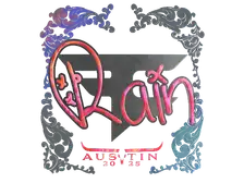 Sticker | rain (Holo) | Austin 2025