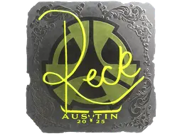 Sticker | reck (Foil) | Austin 2025