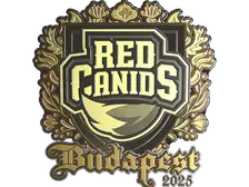 Sticker | RED Canids (Gold) | Budapest 2025