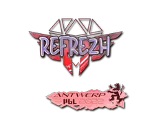 Sticker | refrezh (Holo) | Antwerp 2022