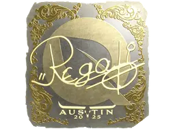 Sticker | regali (Gold) | Austin 2025