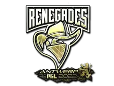 Sticker | Renegades (Gold) | Antwerp 2022