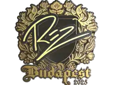 Sticker | REZ (Gold) | Budapest 2025