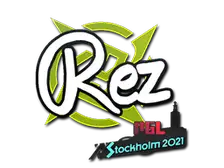 Sticker | REZ | Stockholm 2021