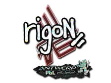 Sticker | rigoN (Glitter) | Antwerp 2022