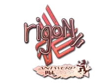 Sticker | rigoN (Holo) | Antwerp 2022