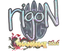 Sticker | rigoN (Holo) | Shanghai 2024