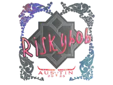Sticker | riskyb0b (Holo) | Austin 2025