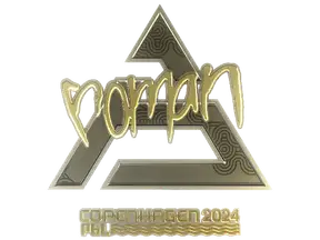 Sticker | roman (Gold) | Copenhagen 2024