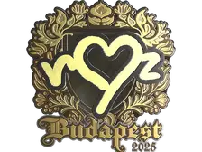 Sticker | ropz (Gold) | Budapest 2025