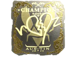 Sticker | ropz (Gold, Champion) | Austin 2025