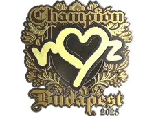 Sticker | ropz (Gold, Champion) | Budapest 2025