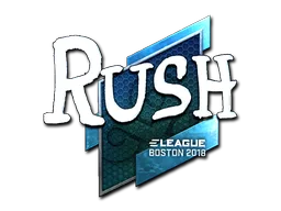 Sticker | RUSH (Foil) | Boston 2018