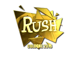 Sticker | RUSH (Gold) | Cologne 2016