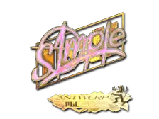 Sticker | s1mple (Holo) | Antwerp 2022