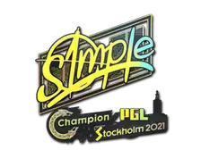 Sticker | s1mple (Holo) | Stockholm 2021