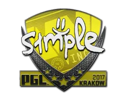 Sticker | s1mple | Krakow 2017