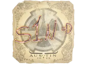Sticker | s1n | Austin 2025