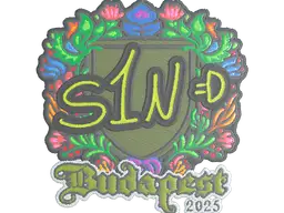 Sticker | s1n (Embroidered) | Budapest 2025