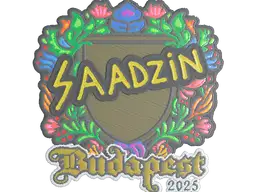 Sticker | saadzin (Embroidered) | Budapest 2025