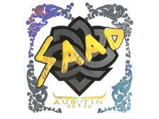 Sticker | saadzin (Holo) | Austin 2025