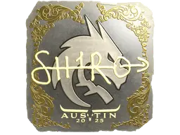 Sticker | sh1ro (Gold) | Austin 2025