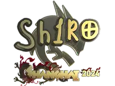 Sticker | sh1ro (Gold) | Shanghai 2024