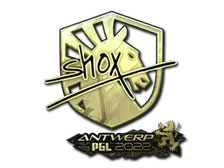 Sticker | shox (Gold) | Antwerp 2022