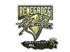 Sticker | sico (Gold) | Antwerp 2022