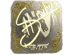 Sticker | siuhy (Gold) | Austin 2025