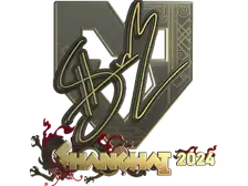 Sticker | siuhy (Gold) | Shanghai 2024