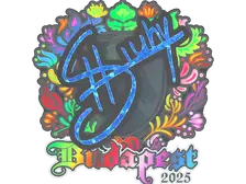 Sticker | siuhy (Holo) | Budapest 2025