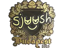 Sticker | sjuush (Gold) | Budapest 2025