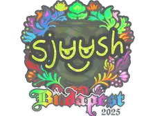 Sticker | sjuush (Holo) | Budapest 2025