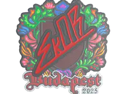 Sticker | sk0R (Embroidered) | Budapest 2025