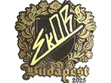 Sticker | sk0R (Gold) | Budapest 2025