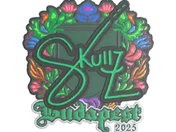Sticker | skullz (Embroidered) | Budapest 2025