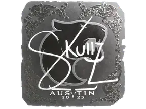 Sticker | skullz (Foil) | Austin 2025