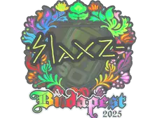 Sticker | slaxz- (Holo) | Budapest 2025