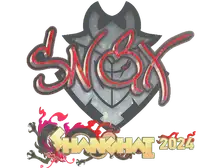 Sticker | Snax (Glitter) | Shanghai 2024