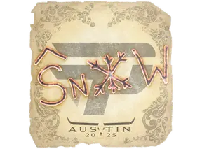 Sticker | snow | Austin 2025