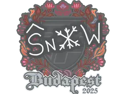 Sticker | snow | Budapest 2025