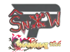 Sticker | snow (Glitter) | Shanghai 2024