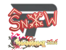 Sticker | snow | Shanghai 2024