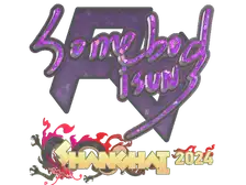 Sticker | somebody (Glitter) | Shanghai 2024