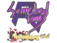 Sticker | somebody (Holo) | Shanghai 2024